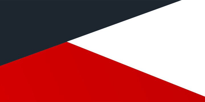 Bingkai Bisnis Abu-Abu Merah Abstrak Transparan. Desain Vektor Banner Header