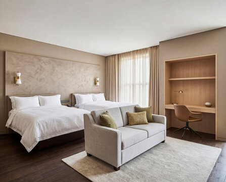 Premium spa style hotel bathroom in a luxury resort accommodation and marble wall