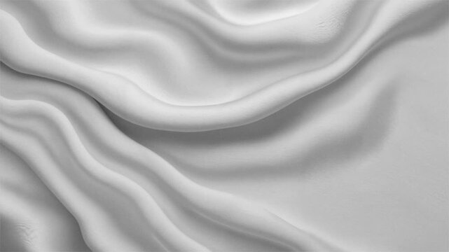 Abstract Light Reflective Ripples on White Surface Milky Water Waves Flow Smooth Satin Crumples V 02