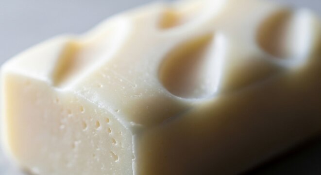Close up cheese block
