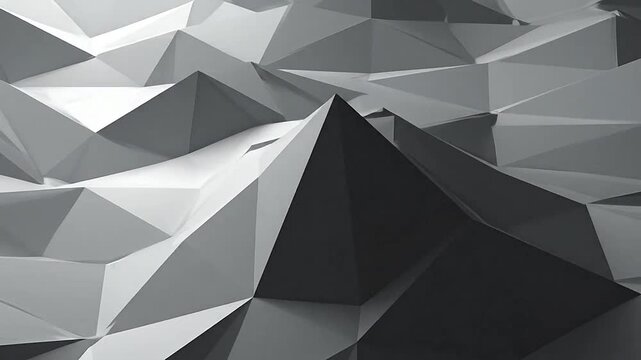 Abstract geometric background with sharp triangular shapes and shadows