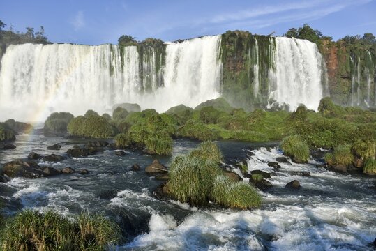 Salto Santa Maria, Iguazu Falls, Puerto Iguazu, border between Brazil and Argentina