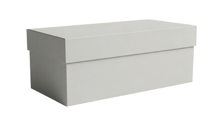 Naklejka premium Minimalist gray rectangular box illustration
