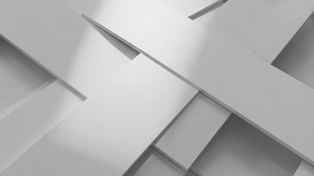 Abstract background with overlapping white rectangular geometric shapes