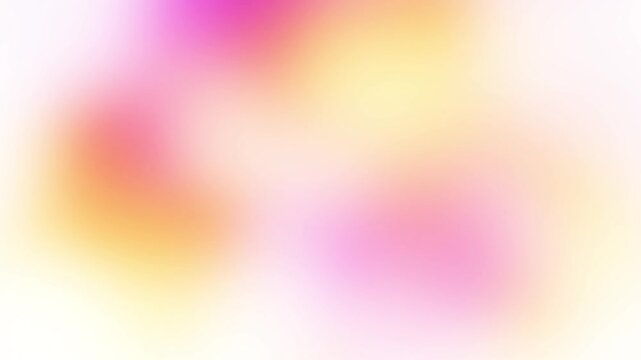Soft abstract holographic gradient loop with fluid color shifts. Colors: Rose and Peach. Perfect for modern app backgrounds, tech interfaces, or clean social media videos