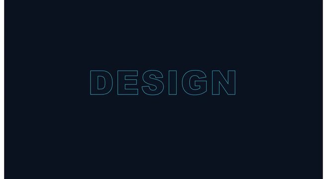 Minimalist typography motion title animation motion animation