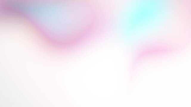Soft light abstract gradient background with holographic color transitions. Colors: Mint and Pale Pink. Suitable for modern app interfaces, wellness videos, and tech backgrounds