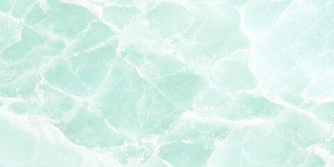 Obraz premium Mint green marble texture background with white veins, Elegant and sophisticated surface pattern for design and decoration