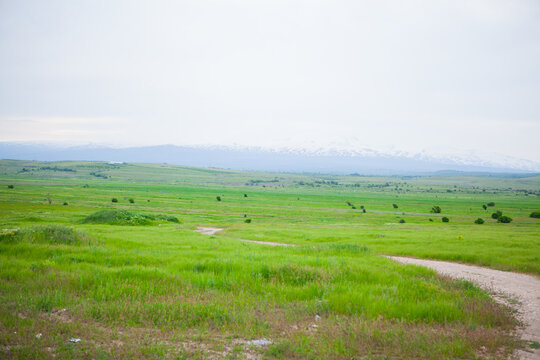  in the spring, view from the road