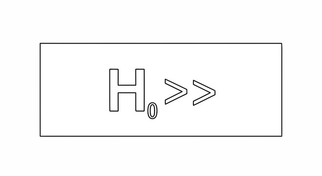 null hypothesis symbol