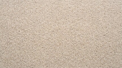 Fototapeta premium Beige carpet texture with loop pile berber weave pattern. Neutral cream color high-end flooring material for interior design visualization and home improvement mockups.