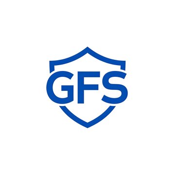 A blue shield logo with the letters GFS inside
