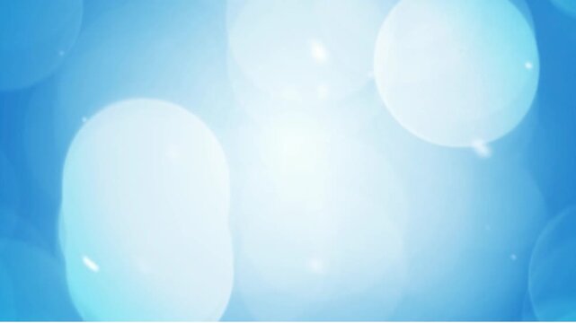 bubbles on blue background
