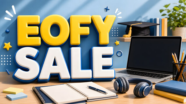 EOFY Sale Online Education Learning Promotion Banner