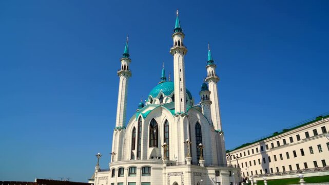 Kazan, Russia. Kul Sharif Mosque. On the territory of the Kazan Kremlin