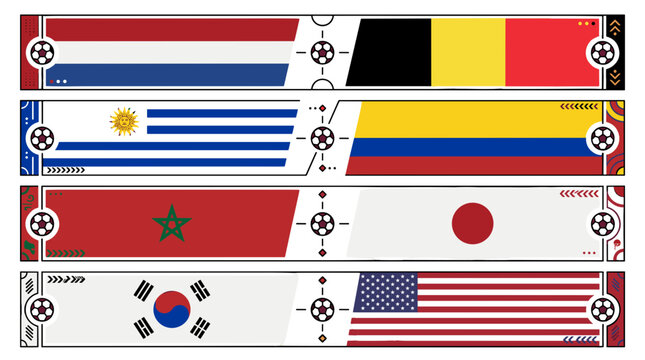 Collection of international maritime signal flags