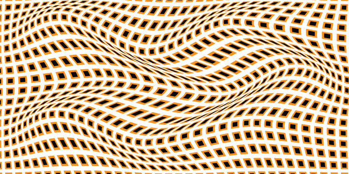 simple black orange square dot wave pattern for banner poster background.