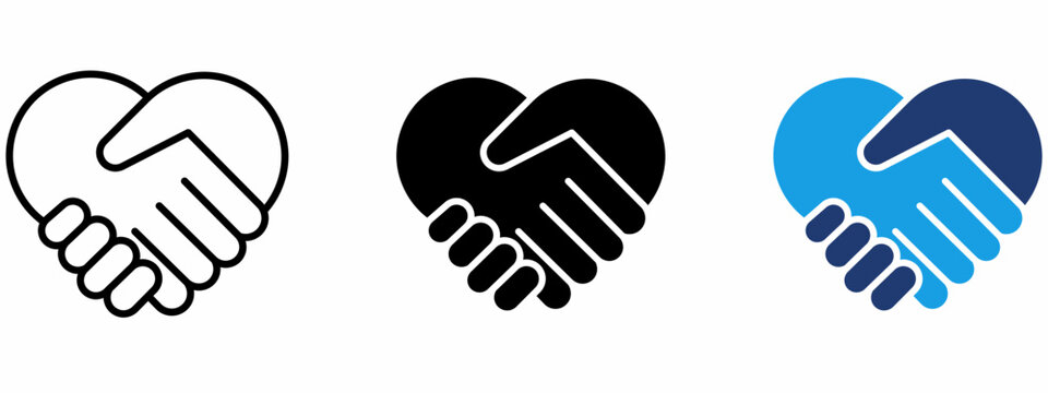Volunteering Care Support icon collections.
