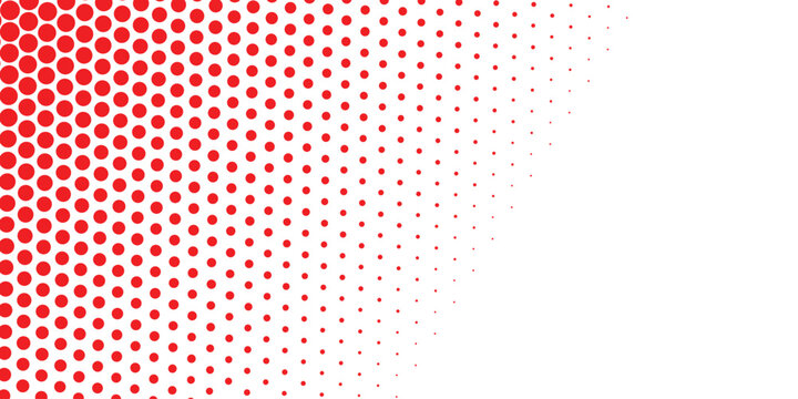 simple red halftone dot pattern for banner poster background.