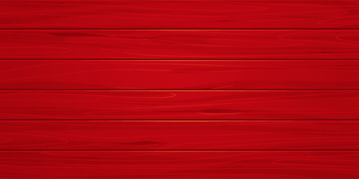 Red wooden texture background with natural plank pattern and rough timber surface design