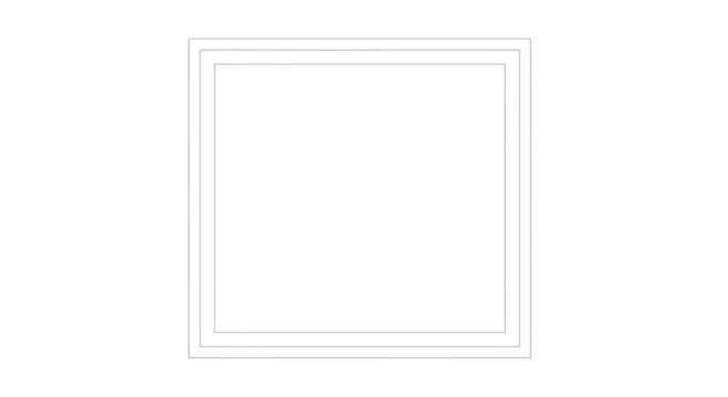 Square Frame Border Outline Icon.