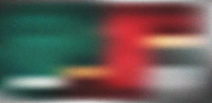 Dynamic abstract blend of vibrant green and bold red with soft white accents forming a compelling textured graphic background