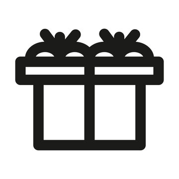 Black Gift Boxes with Bows on White Background Minimalist Design