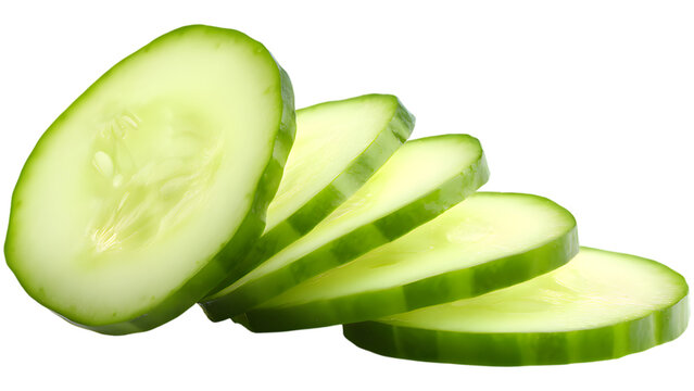 sliced cucumber PNG on Transparent background
