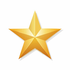 Obraz premium Golden Star Icon