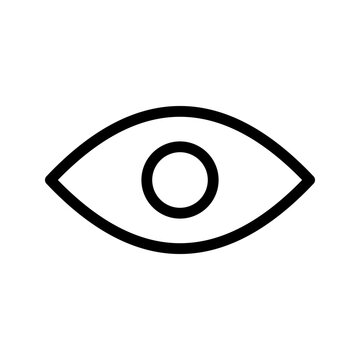 Realistic Eye icon pack for vision, observation, awareness and visual perception design concepts