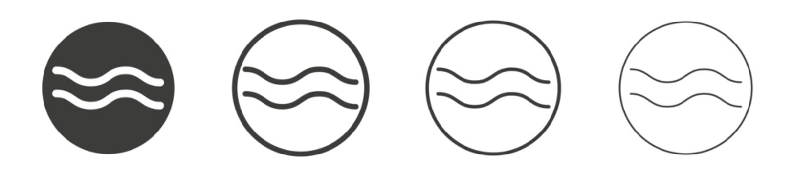 Approximately equal icon collection on white background
