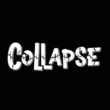 Collapse Text Word Broken Letters.