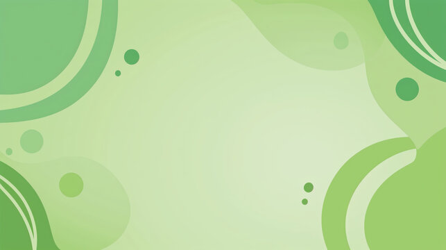 abstract green background with circles