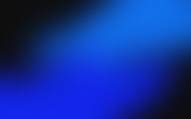 Obraz premium Abstract blue light leak on black background, cinematic neon glow texture, soft blurred gradient overlay for creative design projects