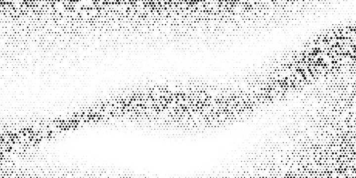 Black hexagon pattern honeycomb vector background. Geometric grid with honey comb cells, mesh lines, repeat hex shapes.