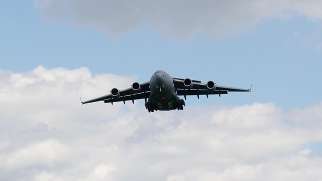 C-17 Globemaster performs airlift operations for military logistics and troop transport