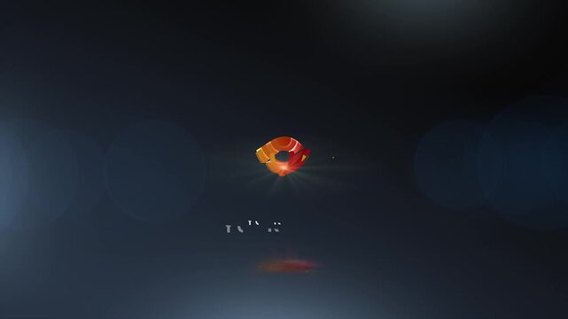 4k ultra HD cinematic 3d clean stylish logo intro animation. 4k, logo stings, 3d render, a modern presentation clean logo revealed 