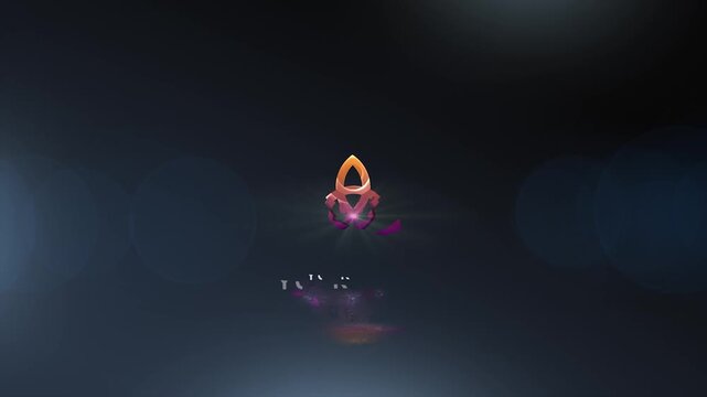 4k ultra HD cinematic 3d clean stylish logo intro animation. 4k, logo stings, 3d render, a modern presentation clean logo revealed 