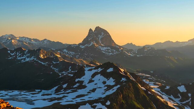 Timelapse Midi dOusseau amanecer