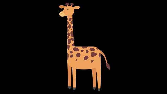 Cute Giraffe Illustration