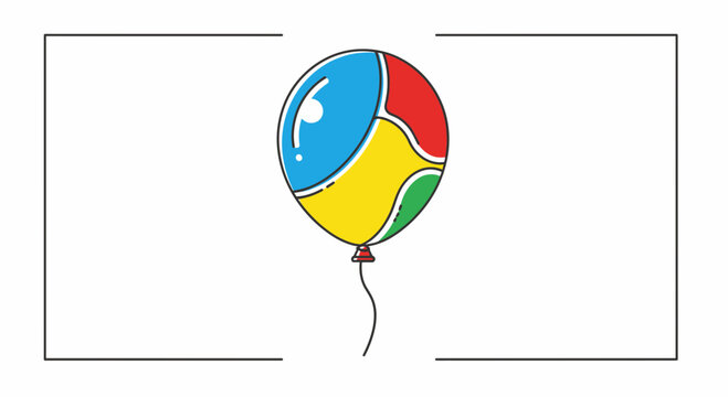 Google Chrome Balloon Floating