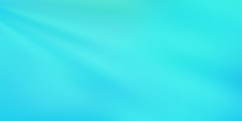 Fototapeta premium Turquoise abstract background cyan to mint color transitions. Fresh aquamarine gradient perfect for spring presentations, medical graphics, and modern creative bg. Vector illustration