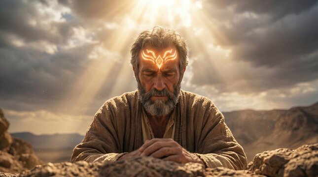 God Places a Protective Mark on Cain After the Death of Abel, Showing Mercy Amid Judgment