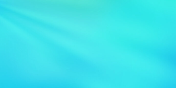 Turquoise abstract background cyan to mint color transitions. Fresh aquamarine gradient perfect for spring presentations, medical graphics, and modern creative bg. Vector illustration