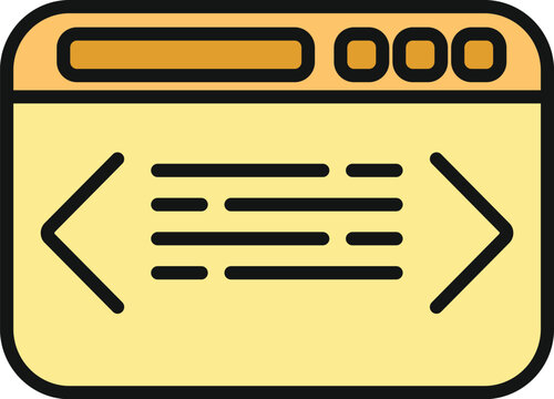 Browser window displaying website code tags for software development