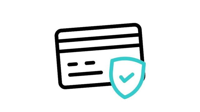 Animated Payment Money Finance Transaction Billing Pay Icon Loop