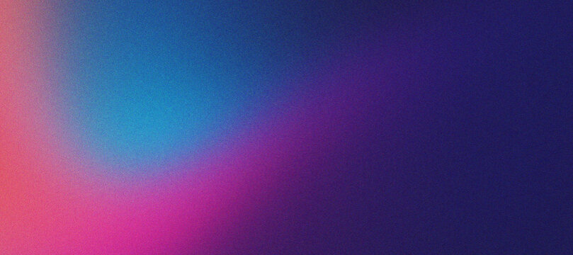 Deep purple and cyan grainy gradient background with soft glowing light effect and cinematic noise texture ideal for tech advertisements and futuristic website hero images.
