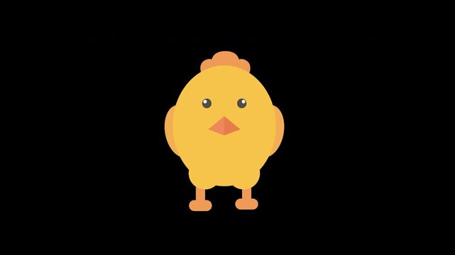 Cute Little Chick Illustration