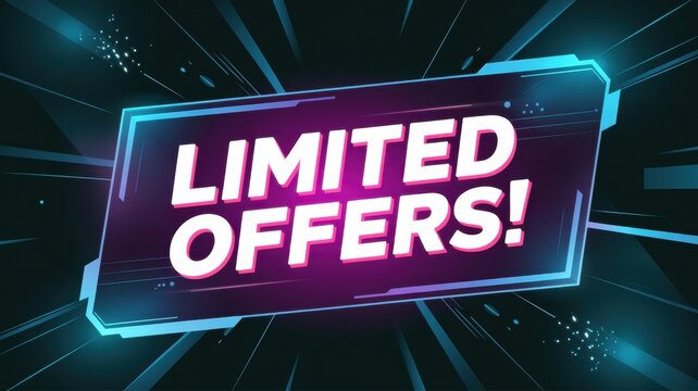 Vibrant Limited Offers Neon Sign With Glowing Purple Light Effects