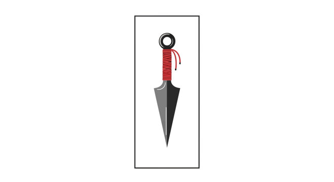 Ninja Kunai Weapon, Japanese Shuriken Throwing Knife, Martial Arts Tool